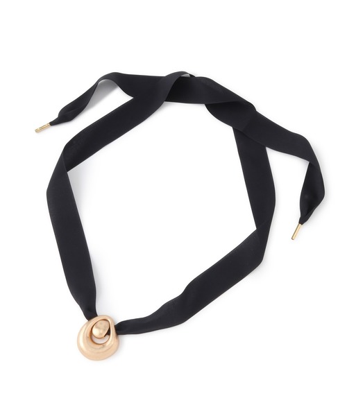 ADAM ET ROPE'（アダムエロペ）の「Petal ball ribbon choker（チョーカー・レディース・ゴールド系その他2・FREE）」の7枚目の写真