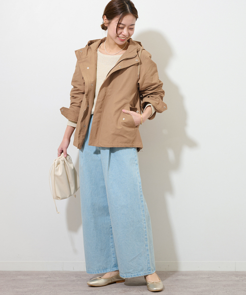 JOURNAL STANDARD relume(ジャーナルスタンダード レリューム)の「《追加》グログランマウンテンパーカー(マウンテンパーカー・レディース・ネイビー/ベージュ/カーキ・FREE)」の12枚目の写真