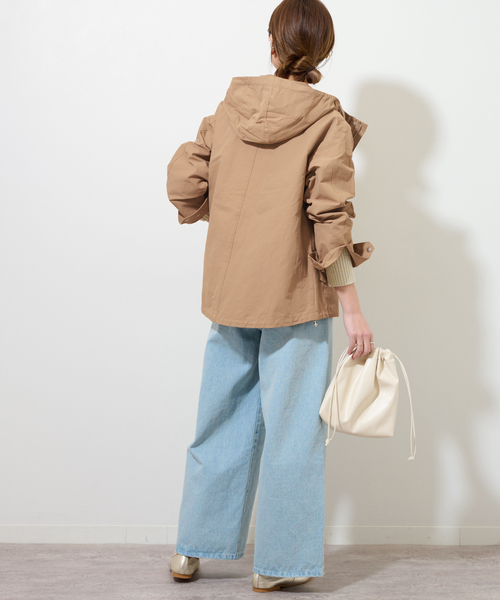 JOURNAL STANDARD relume(ジャーナルスタンダード レリューム)の「《追加》グログランマウンテンパーカー(マウンテンパーカー・レディース・ネイビー/ベージュ/カーキ・FREE)」の10枚目の写真