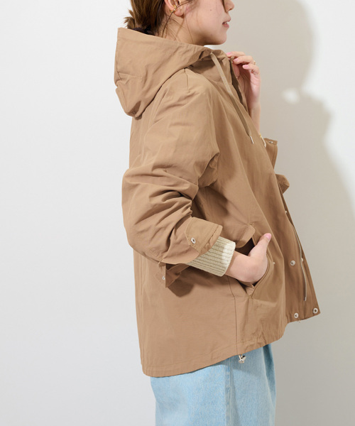 JOURNAL STANDARD relume(ジャーナルスタンダード レリューム)の「《追加》グログランマウンテンパーカー(マウンテンパーカー・レディース・ネイビー/ベージュ/カーキ・FREE)」の6枚目の写真