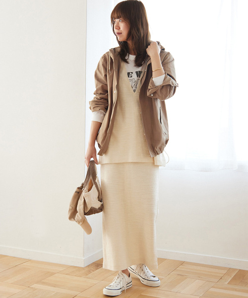 JOURNAL STANDARD relume(ジャーナルスタンダード レリューム)の「《追加》グログランマウンテンパーカー(マウンテンパーカー・レディース・ネイビー/ベージュ/カーキ・FREE)」の5枚目の写真