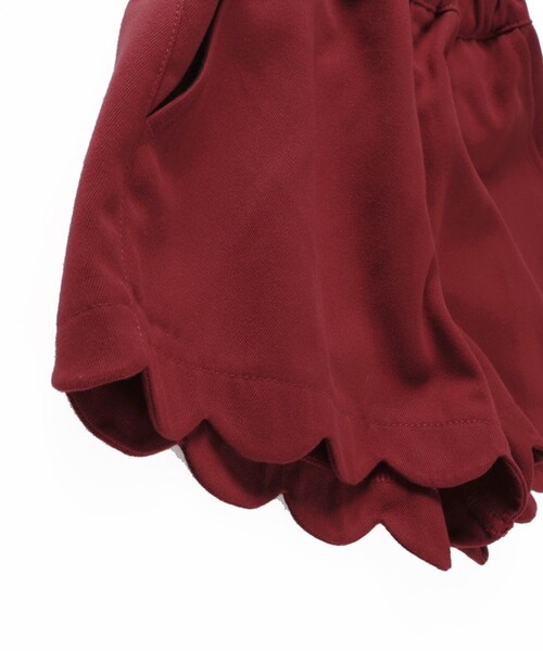 BRANSHES（ブランシェス）の「【マシュマロ】裾スカラップショートパンツ（その他パンツ・キッズ・ブラック/エンジ/ブルー/ネイビー/カラフル・120/130/140/150/90/100/110）」の19枚目の写真