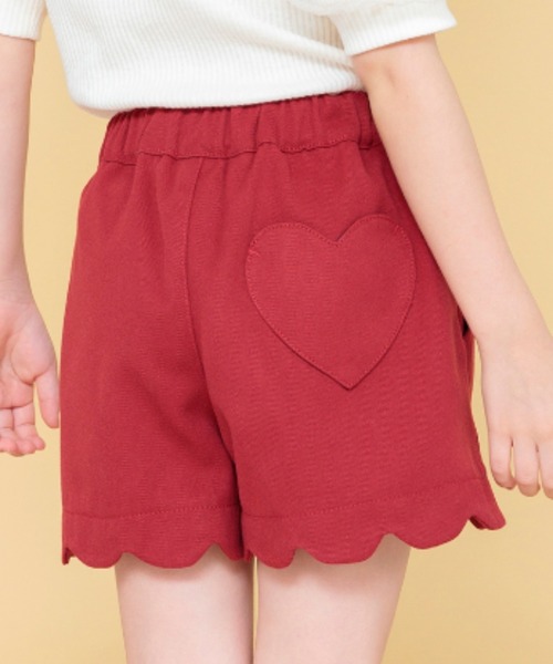 BRANSHES（ブランシェス）の「【マシュマロ】裾スカラップショートパンツ（その他パンツ・キッズ・ブラック/エンジ/ブルー/ネイビー/カラフル・120/130/140/150/90/100/110）」の4枚目の写真