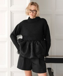 チュールドッキングニット