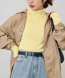 CIAOPANIC TYPY | 【新色追加】アンチピリング配色ステッチタートル(ニット/セーター)