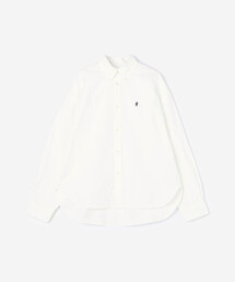 GYMPHLEX | Gymphlex | コットン ショートボタンダウン 長袖シャツ WOMEN(シャツ/ブラウス)