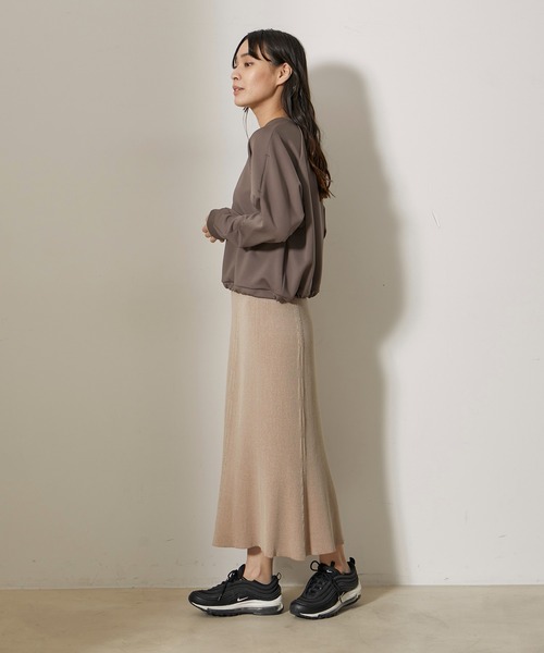 NERGY(ナージー)の「【skin wear】UV&接触冷感&保湿加工 Airy jerseyプルオーバー(その他トップス・レディース・ブラウン/イエロー・FREE)」の5枚目の写真