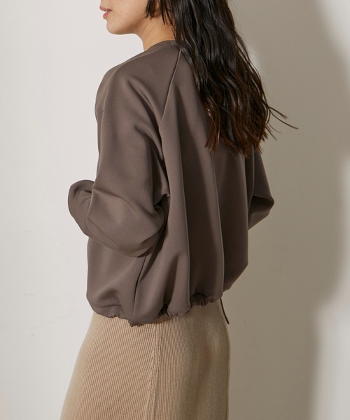 NERGY(ナージー)の「【skin wear】UV&接触冷感&保湿加工 Airy jerseyプルオーバー(その他トップス・レディース・ブラウン/イエロー・FREE)」の9枚目の写真