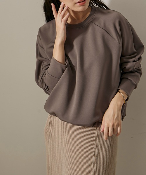 NERGY(ナージー)の「【skin wear】UV&接触冷感&保湿加工 Airy jerseyプルオーバー(その他トップス・レディース・ブラウン/イエロー・FREE)」の10枚目の写真