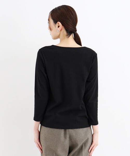 トップス tk セール】スクエアリブネック9分袖プルオーバー（ニット/セーター