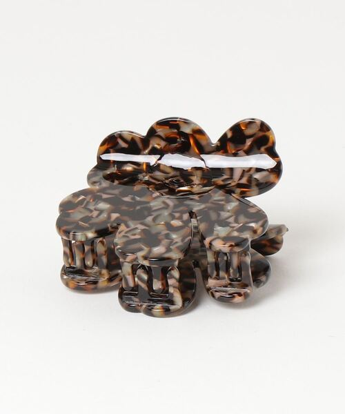 marimekko（マリメッコ）の「Unikko/ Hair Clip Small（バレッタ/ヘアクリップ・レディース・ブラウン/ライトグレー・FREE）」の7枚目の写真