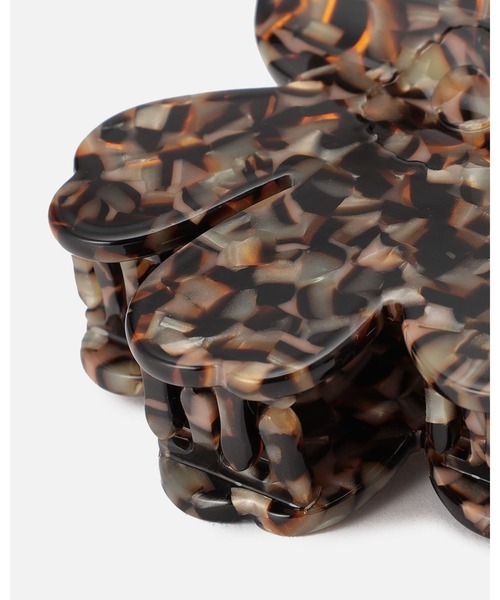 marimekko（マリメッコ）の「Unikko/ Hair Clip Small（バレッタ/ヘアクリップ・レディース・ブラウン/ライトグレー・FREE）」の6枚目の写真