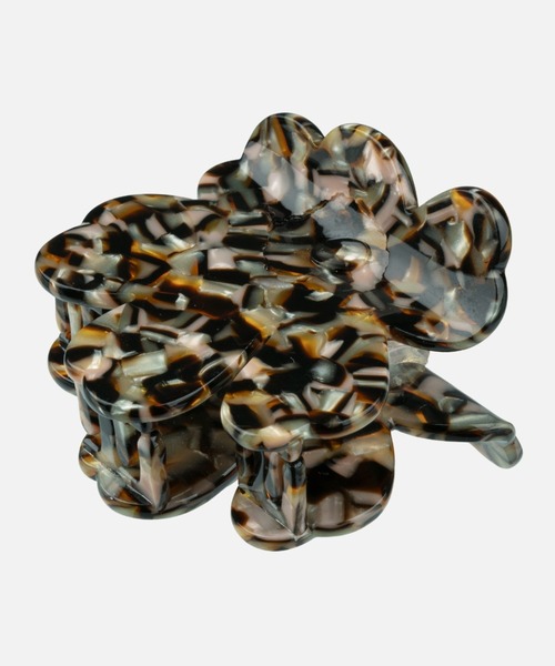 marimekko（マリメッコ）の「Unikko/ Hair Clip Small（バレッタ/ヘアクリップ・レディース・ブラウン/ライトグレー・FREE）」の4枚目の写真