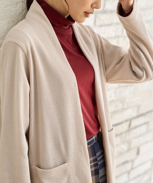 Honeys（ハニーズ）の「ハイネックＴシャツ（Tシャツ/カットソー・レディース・パープル/ブラック/ブラウン/ベージュ/アイボリー/ボルドー・LL/S/M/L）」の17枚目の写真