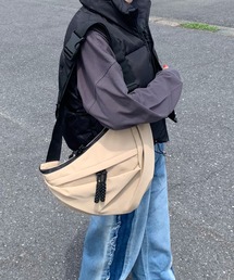 CRB（シーアールビー）の「ジップ配色ボディバッグ（ボディバッグ/ウエストポーチ）」