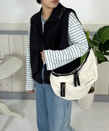 CRB（シーアールビー）の「ジップ配色ボディバッグ（ボディバッグ/ウエストポーチ）」