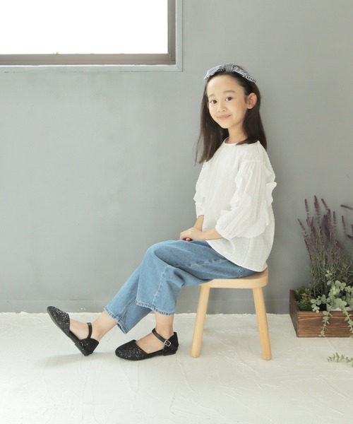 SOROTTO(ソロット)の「軽量 きらきらグリッターパンプス/フォーマルシューズ(ドレスシューズ・キッズ・ブラック/シルバー・22.0cm/21.0cm/20.0cm/19.0cm)」の7枚目の写真