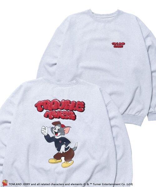 SEQUENZ（シークエンズ）】TJ BUBBLE LOGO C/N SWEAT / トムジェリ 