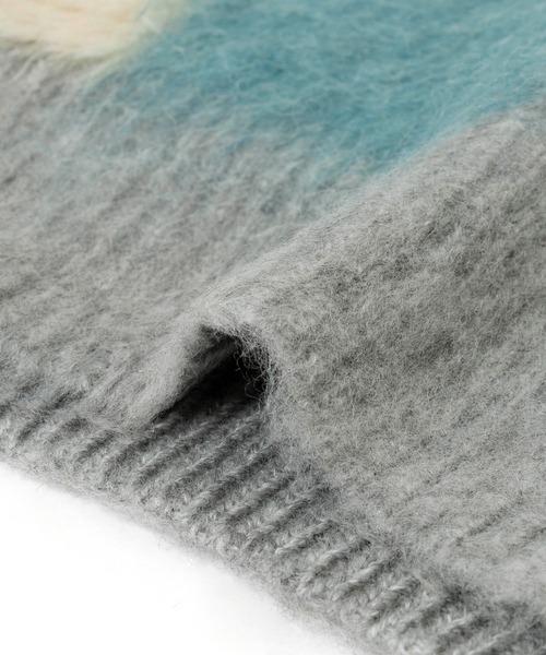 ROPE' PICNIC（ロペピクニック）の「パネル柄ジャガードプルオーバー（ニット/セーター・レディース・ブルー系その他6/ブラウン系その他3・38）」の3枚目の写真