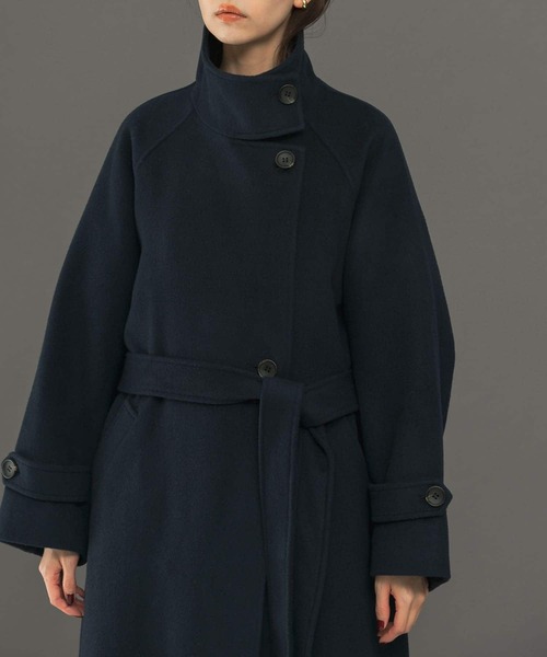 URBAN RESEARCH ROSSO WOMEN（アーバンリサーチ　ロッソ）の「2WAYスタンドカラーロングコート（その他アウター・レディース・グレー/ネイビー・36/38）」の11枚目の写真