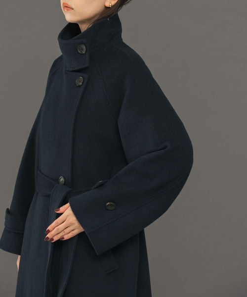 URBAN RESEARCH ROSSO WOMEN（アーバンリサーチ　ロッソ）の「2WAYスタンドカラーロングコート（その他アウター・レディース・グレー/ネイビー・36/38）」の13枚目の写真