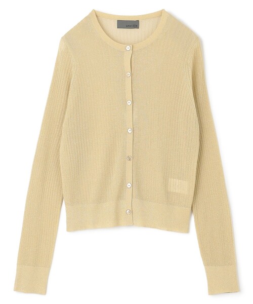 【セール】ラメ シアー ニット カーディガン（uncrave STANDARD）（カーディガン/ボレロ）｜uncrave（アンクレイヴ） 7,943円