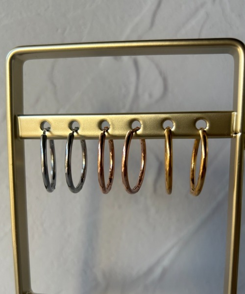 ciite'(シーテ)の「【 金属アレルギー対応 】 シンプルフープピアス サージカルステンレス (両耳用)(ピアス(両耳用)・レディース・シルバー/ゴールド/ピンクゴールド・FREE)」の18枚目の写真
