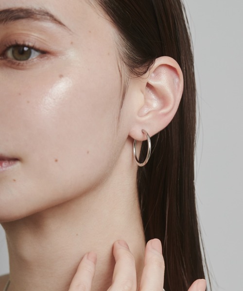 ciite'(シーテ)の「【 金属アレルギー対応 】 シンプルフープピアス サージカルステンレス (両耳用)(ピアス(両耳用)・レディース・シルバー/ゴールド/ピンクゴールド・FREE)」の16枚目の写真