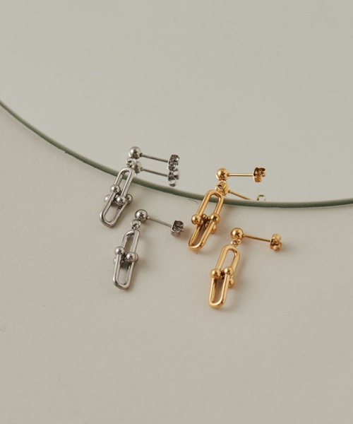 ciite' surgical stainless(シーテサージカルステンレス)の「【 金属アレルギー対応 】 モチーフピアス サージカルステンレス (両耳用)(ピアス(両耳用)・レディース・シルバー/ゴールド・FREE)」の3枚目の写真