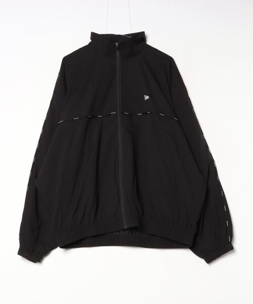 NEW ERA(ニューエラ)の「ニューエラ PA OS PIPING TRACK JACKET BLK(ジャージ・メンズ・ブラック・M/L/LL)」の1枚目の写真