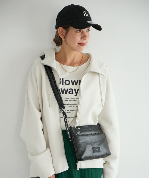 BAYFLOW（ベイフロー）の「フリルショルダーパフサコッシュ（ショルダーバッグ・レディース・ミント/シルバー/ブラック・FREE）」の8枚目の写真