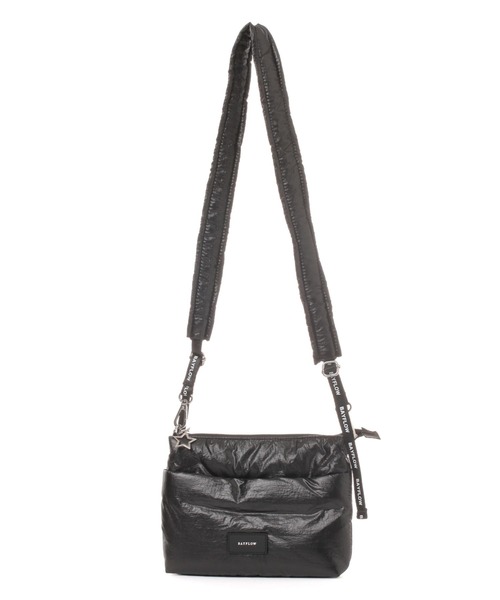 BAYFLOW（ベイフロー）の「フリルショルダーパフサコッシュ（ショルダーバッグ・レディース・ミント/シルバー/ブラック・FREE）」の11枚目の写真