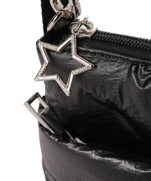 BAYFLOW（ベイフロー）の「フリルショルダーパフサコッシュ（ショルダーバッグ・レディース・ミント/シルバー/ブラック・FREE）」の18枚目の写真