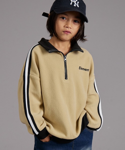 セール】【PAIRMANON STREET】マイクロフリース ハーフジップ ライン