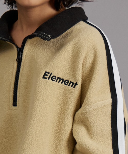 PAIRMANON STREET（ペアマノンストリート）の「【PAIRMANON STREET】マイクロフリース ハーフジップ ラインテープ プルオーバー（その他アウター・キッズ・ブラック/グレイッシュベージュ/ブルー/パープル・90/120/150/160/100/110/130/140）」の17枚目の写真