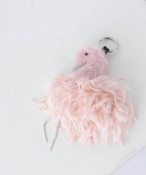 NATURAL BEAUTY BASIC（ナチュラルビューティーベーシック）の「◇フラミンゴチャーム（チャーム・レディース・ピンク・ﾌﾘ-）」の4枚目の写真