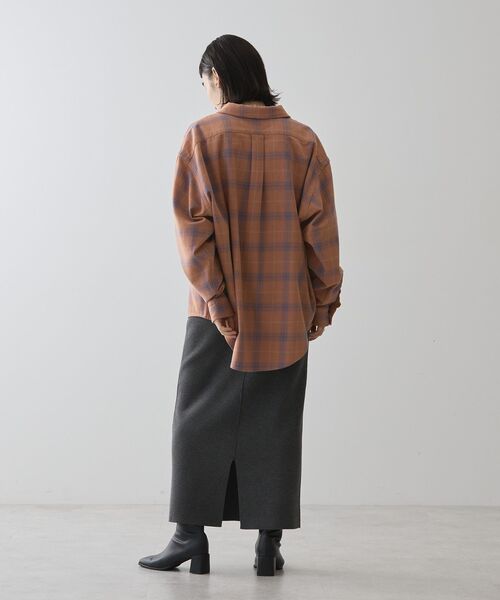 AMERICAN HOLIC（アメリカンホリック）の「スラブチェックBIGシャツ（シャツ/ブラウス・レディース・グリーン/レッド・FREE）」の14枚目の写真