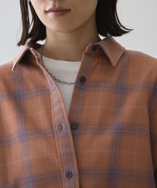 AMERICAN HOLIC（アメリカンホリック）の「スラブチェックBIGシャツ（シャツ/ブラウス・レディース・グリーン/レッド・FREE）」の15枚目の写真