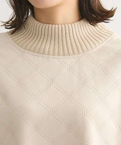 ELENCARE DUE（エレンカーレデュエ）の「・ELENCARE DUE エンボスプルオーバー（Tシャツ/カットソー・レディース・ライトグレー/チャコールグレー/アイボリー/グレイッシュベージュ・FREE）」の11枚目の写真