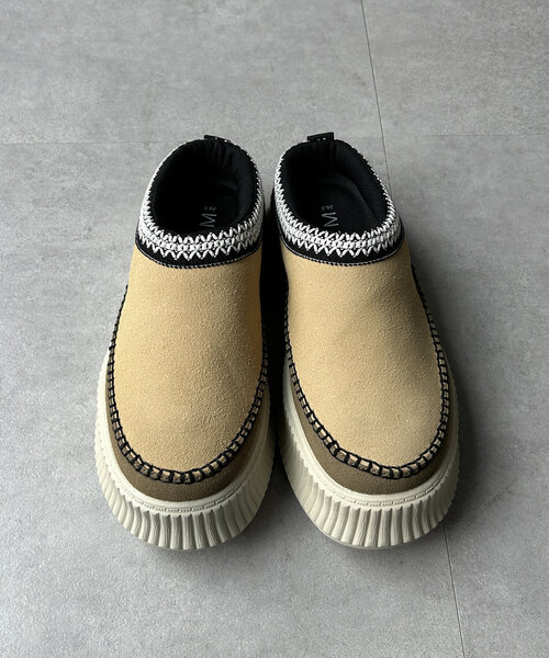 CPCM（シーピーシーエム）の「ボリューソールステッチムートン（サンダル・メンズ・ベージュ/ブラック・X-SMALL/SMALL/MEDIUM/LARGE）」の17枚目の写真