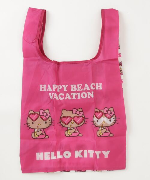 sanrio（サンリオ）の「【 sanrio / サンリオ 】 日焼け ハローキティ パッカブル エコバッグ ETI（エコバッグ/サブバッグ・レディース・ピンク/イエロー/ブルー/イエロー系その他/ピンク系その他/ブルー系その他・FREE）」の5枚目の写真