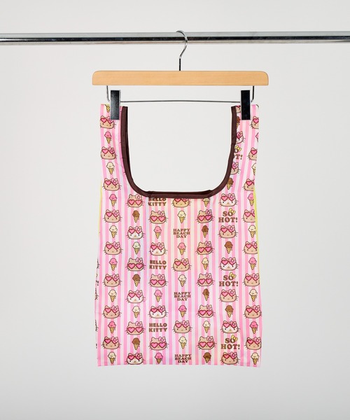 sanrio / サンリオ 】 日焼け ハローキティ パッカブル エコバッグ ETI