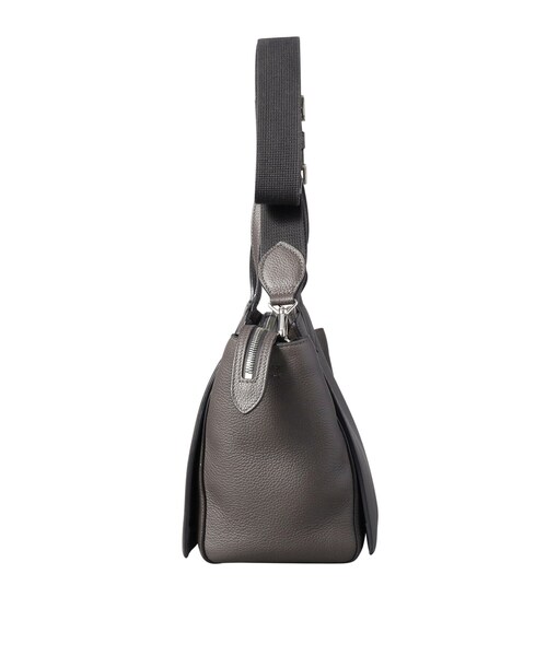 HIROFU(ヒロフ)の「【ヴァローレ】レザーハンドバッグ M 2WAY 本革(商品番号:P25-35415)(ハンドバッグ・レディース・アイボリー系1/グレー系その他2/グレー系その他/グレー系8・02)」の9枚目の写真