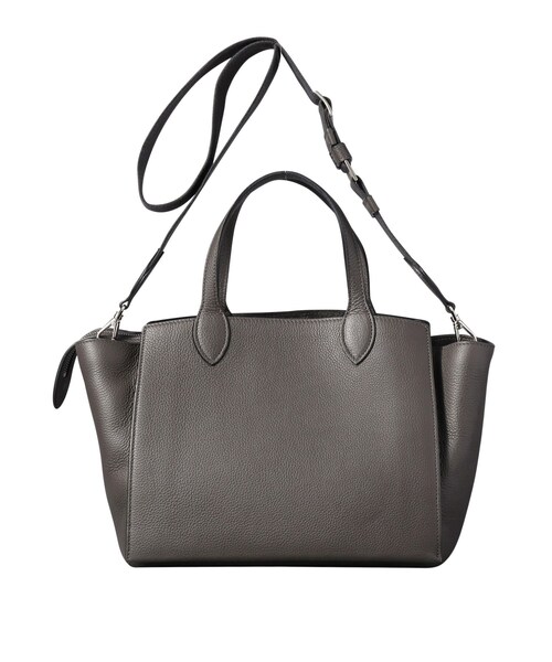 HIROFU(ヒロフ)の「【ヴァローレ】レザーハンドバッグ M 2WAY 本革(商品番号:P25-35415)(ハンドバッグ・レディース・アイボリー系1/グレー系その他2/グレー系その他/グレー系8・02)」の10枚目の写真