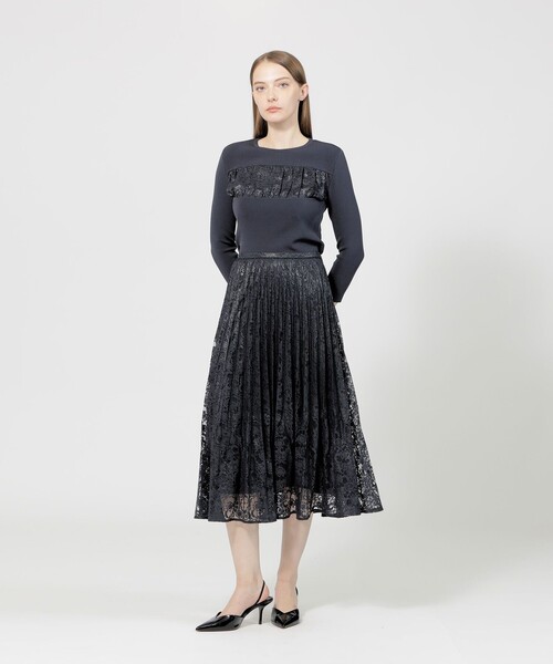 【セール】【VERY NaVY2024年12月号掲載】グロッシーレース プリーツスカート(スカート)|EPOCA(エポカ) 【セール】【VERY NaVY2024年12月号掲載】グロッシーレース プリーツスカート(スカート)|EPOCA(エポカ)