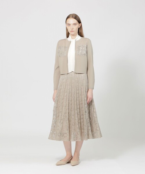 【セール】【VERY NaVY2024年12月号掲載】グロッシーレース プリーツスカート(スカート)|EPOCA(エポカ) 【セール】【VERY NaVY2024年12月号掲載】グロッシーレース プリーツスカート(スカート)|EPOCA(エポカ)