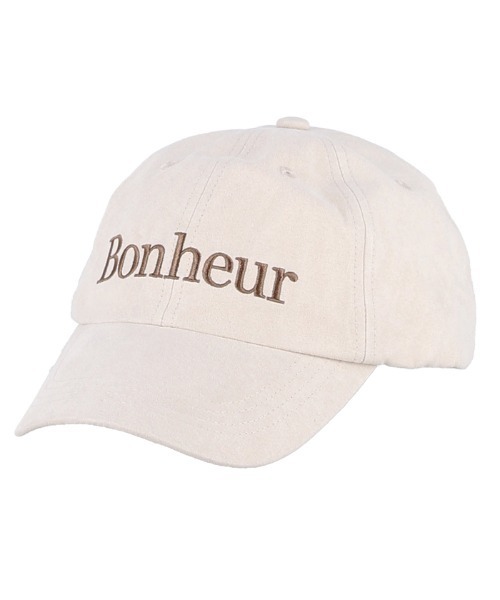 coca（coca）（コカ）の「スウェード調 ロゴ刺繍キャップ（キャップ・レディース・ネイビー/アイボリー・ONE SIZE）」の14枚目の写真