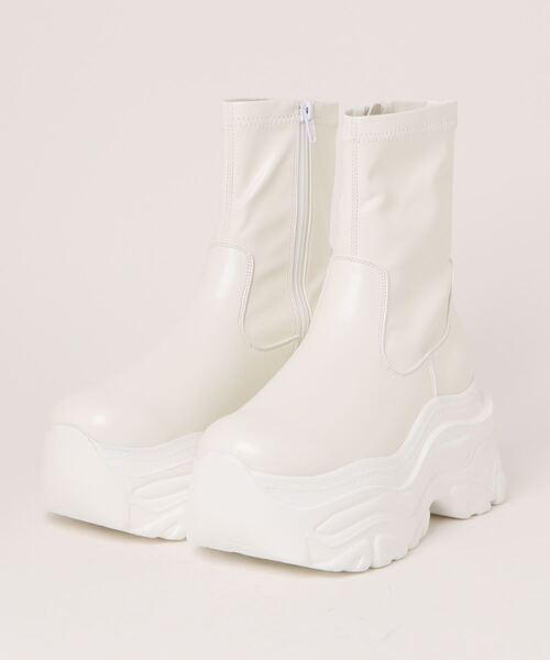 【セール】【厚底】サイドジップスニーカーブーツ 502-WK（ブーツ）｜Parade（パレード）