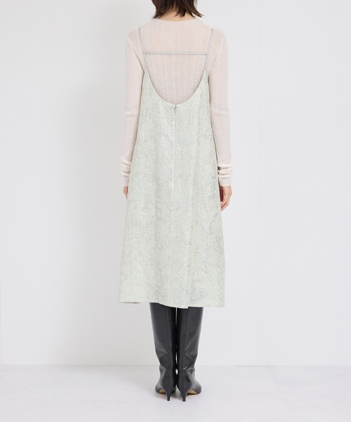 ROPE'(ロペ)の「スパンコールバックUキャミワンピース(ワンピース・レディース・ホワイト系その他/ベージュ・FREE)」の13枚目の写真