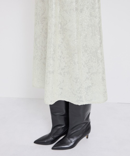 ROPE'(ロペ)の「スパンコールバックUキャミワンピース(ワンピース・レディース・ホワイト系その他/ベージュ・FREE)」の9枚目の写真